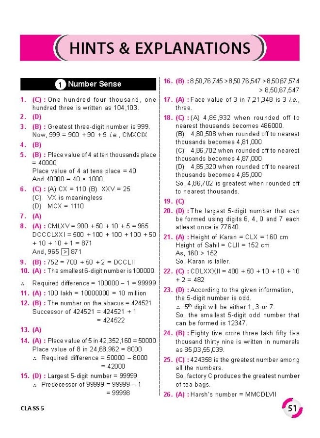 International Mathematics Olympiad (IMO) Work Book for Class 5 - MCQs, Previous Years Solved Paper and Achievers Section - Olympiad Books For 2022-2023 Exam  - Image 4