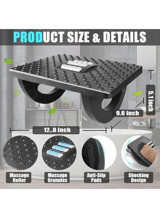 TEGRILO Foot Rest for Under Desk with Massage Adjustable Under Desk Footrest For Home and Office Use Foot Stool Under Desk with 6 Height Position Adjustment (Rocking foot rest) - Image 4
