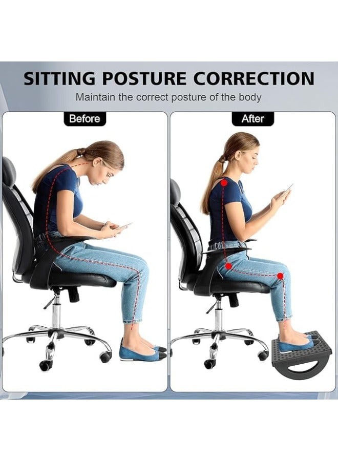 TEGRILO Foot Rest for Under Desk with Massage Adjustable Under Desk Footrest For Home and Office Use Foot Stool Under Desk with 6 Height Position Adjustment (Rocking foot rest) - Image 5