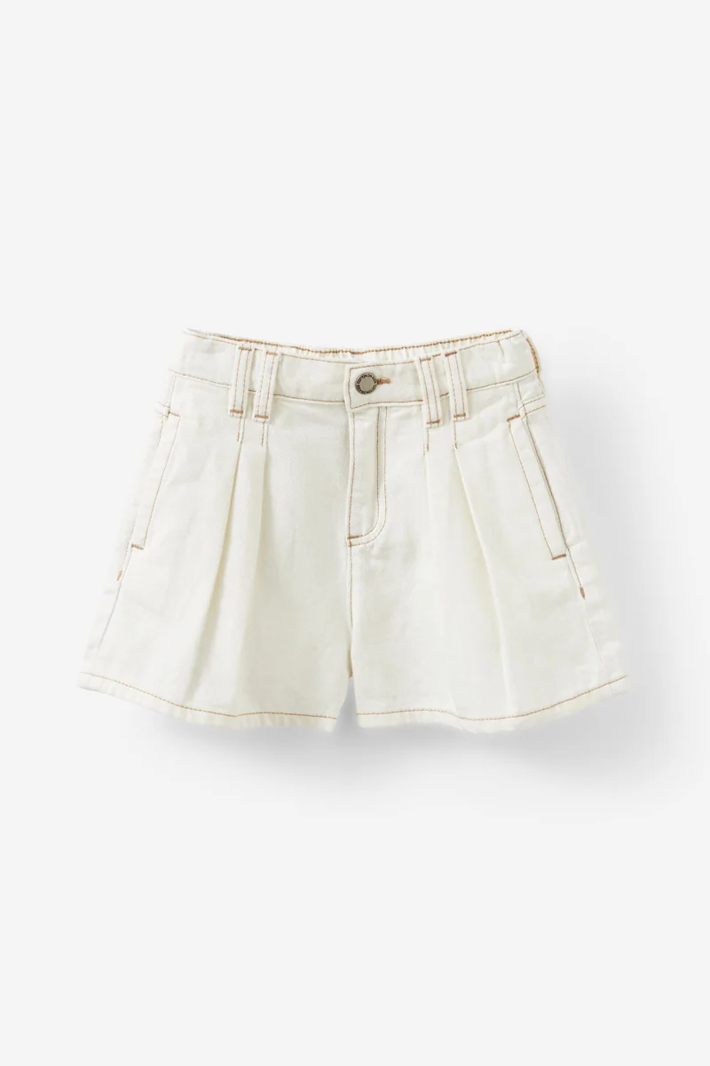 Cotton On Sarai Pleat Front Denim Short