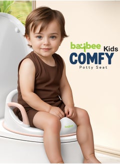 BAYBEE Baybee Comfy Baby Potty Seat for Kids, Toilet Training Seat for Baby with Soft Cushion Seat | Training Potty Chair with Comfortable Seating | Kids Potty Chair for 0 to 5 years (Pink)  - Image 2