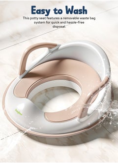 BAYBEE Baybee Comfy Baby Potty Seat for Kids, Toilet Training Seat for Baby with Soft Cushion Seat | Training Potty Chair with Comfortable Seating | Kids Potty Chair for 0 to 5 years (Pink)  - Image 3