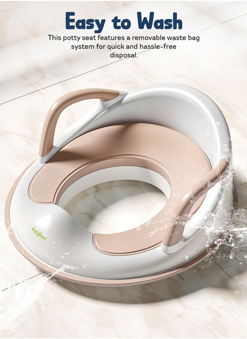 BAYBEE Baybee Comfy Baby Potty Seat for Kids, Toilet Training Seat for Baby with Soft Cushion Seat | Training Potty Chair with Comfortable Seating | Kids Potty Chair for 0 to 5 years (Pink)  - Image 3