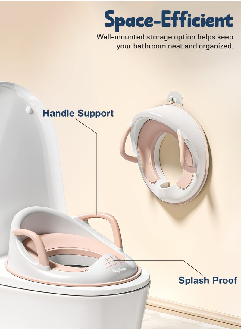 BAYBEE Baybee Comfy Baby Potty Seat for Kids, Toilet Training Seat for Baby with Soft Cushion Seat | Training Potty Chair with Comfortable Seating | Kids Potty Chair for 0 to 5 years (Pink)  - Image 4