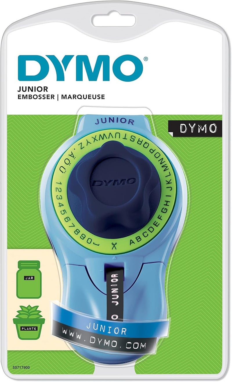Dymo صانع ملصقات منزلي للأطفال | عجلة 42 حرف مع مقبض كبير | لا حاجة للبطاريات - Image 1