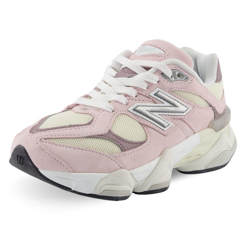 New Balance 9060 Big Kids Shoes (Pink Cream White, 5) - Image 5
