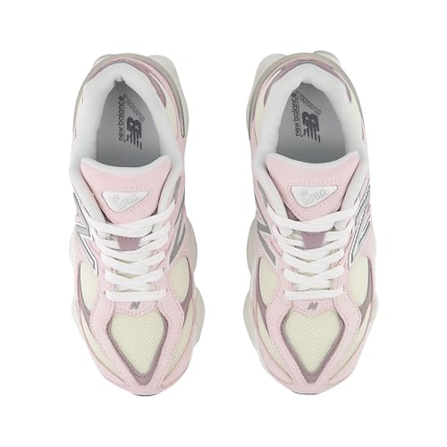 New Balance 9060 Big Kids Shoes (Pink Cream White, 5) - Image 3