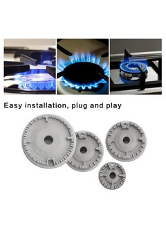 CMGTYYD 4 Pcs Portable Gas Stove Burners Replacement - Crown Flame Cap Cover, for Kitchen Fit to Most Stove Handles Lid Kit Quality Metal Stove knob  - Image 5