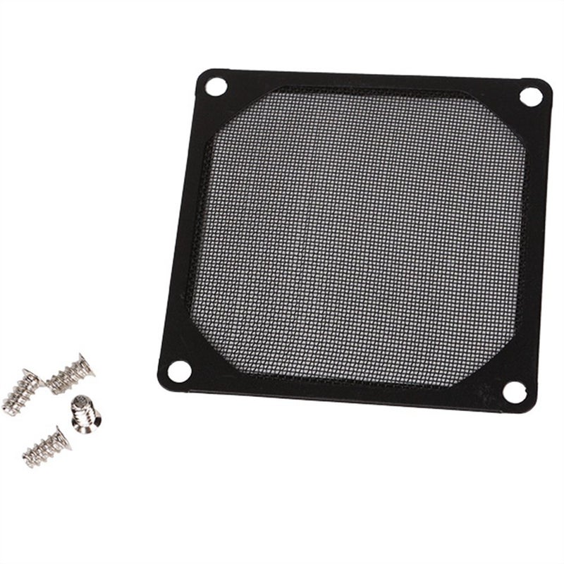 BQLZR BQLZR Black 80 X 80mm PC Computer Chassis Fan Filter Mesh Metal Strainer  - Image 1