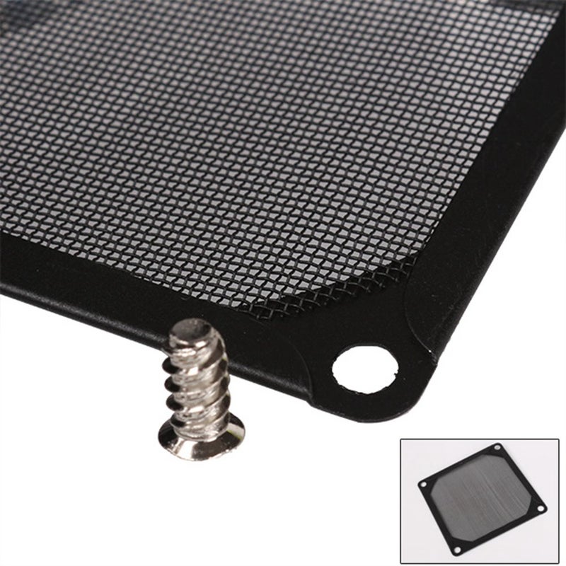 BQLZR BQLZR Black 80 X 80mm PC Computer Chassis Fan Filter Mesh Metal Strainer  - Image 2