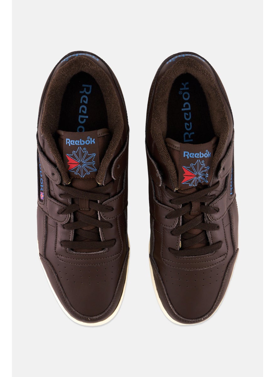 Reebok Men Workout Plus Vintage Lace Up Training Shoes, Brown  - Image 3