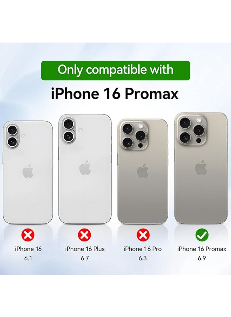 X-level - for iPhone 16 Pro Max Case, [Anti-Yellowing][Military Grade Drop Protection] Shockproof Bumper Phone Back Cover,Slim Thin Cover for iPhone 16 Pro Max ,6.9"-(Clear/Black) - Image 1