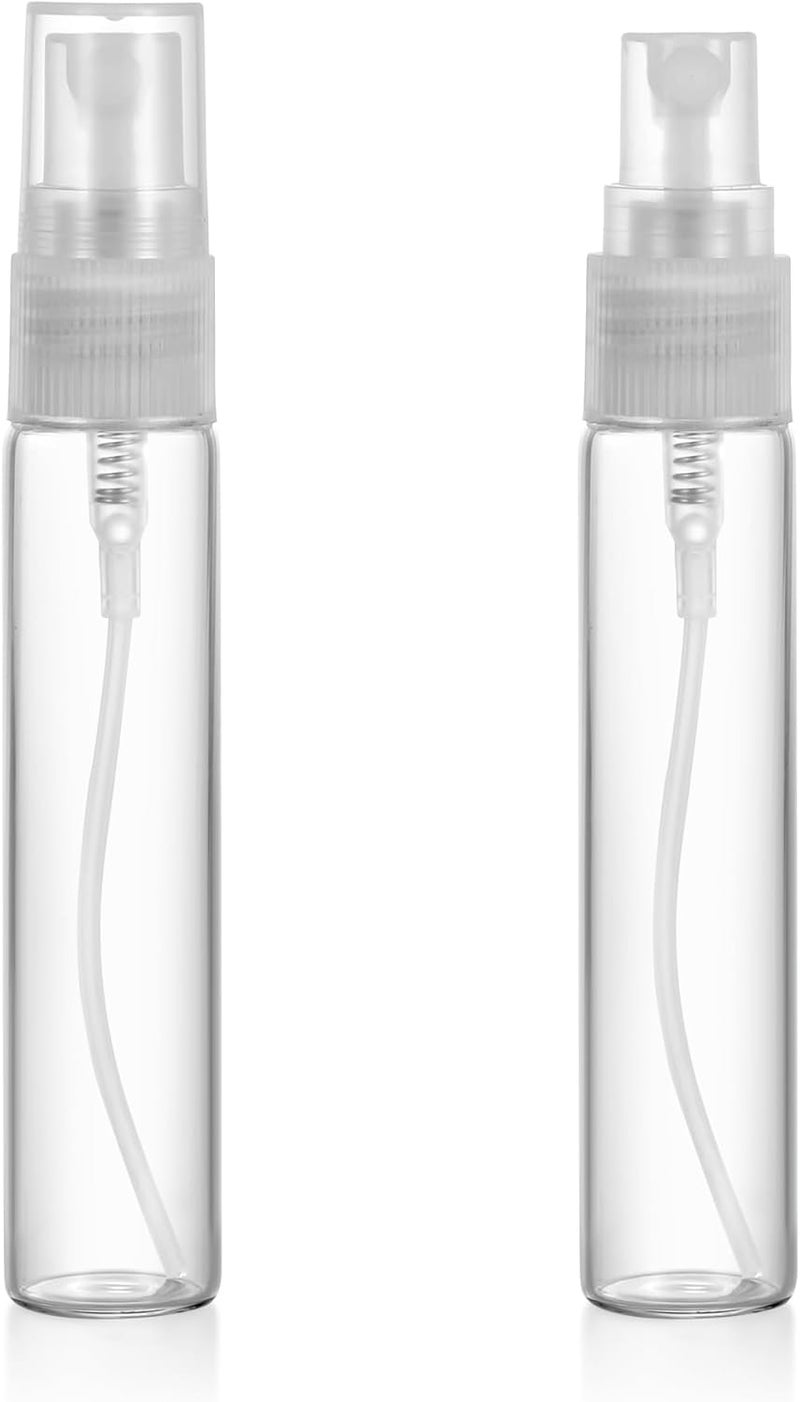 ZbFwmx 20 Pack Set 10ML Protable Refill Bulk Atomizer Spray Travel Perfume Bottle Hydrating Empty Bottle (Clear) - Image 2