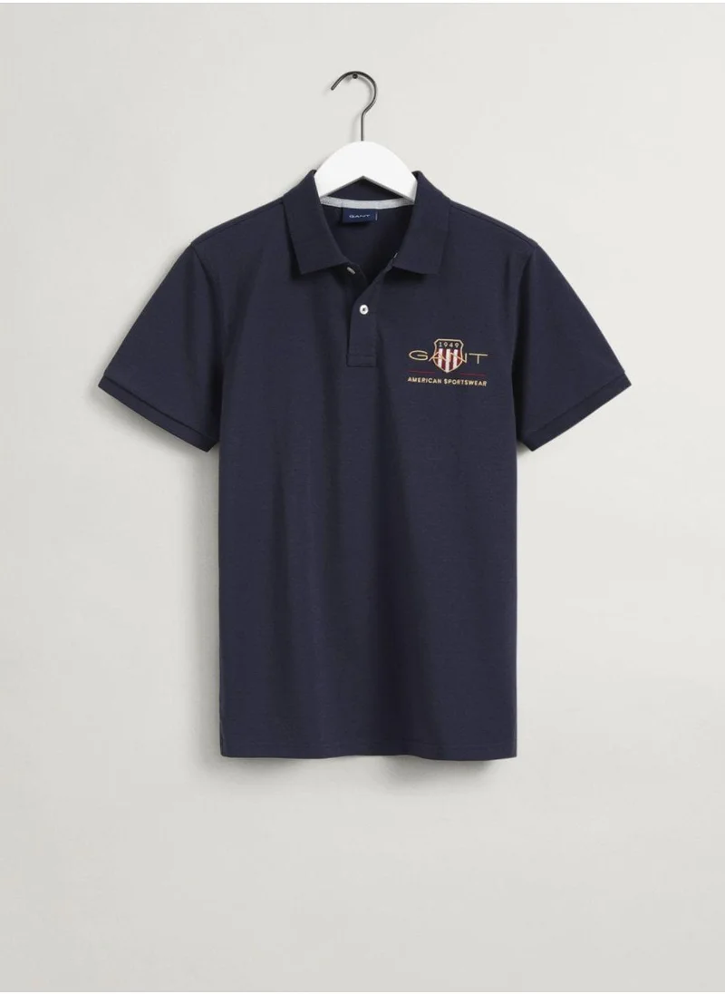 GANT Gant Archive Shield Pique Polo Shirt