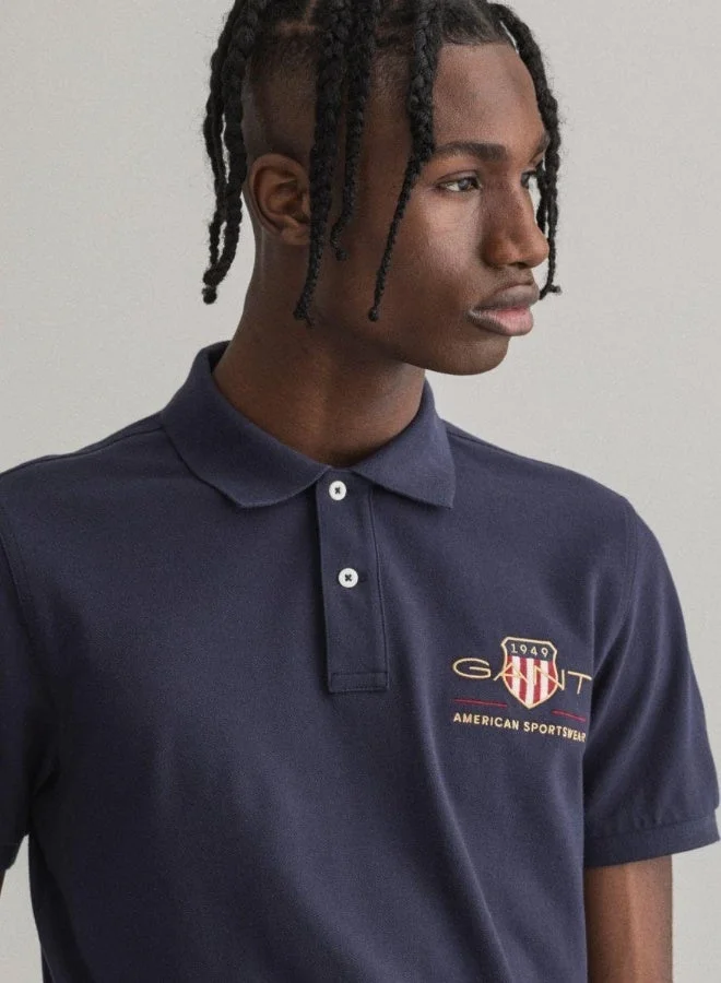 GANT  Gant Archive Shield Pique Polo Shirt for Men | Best Price UAE