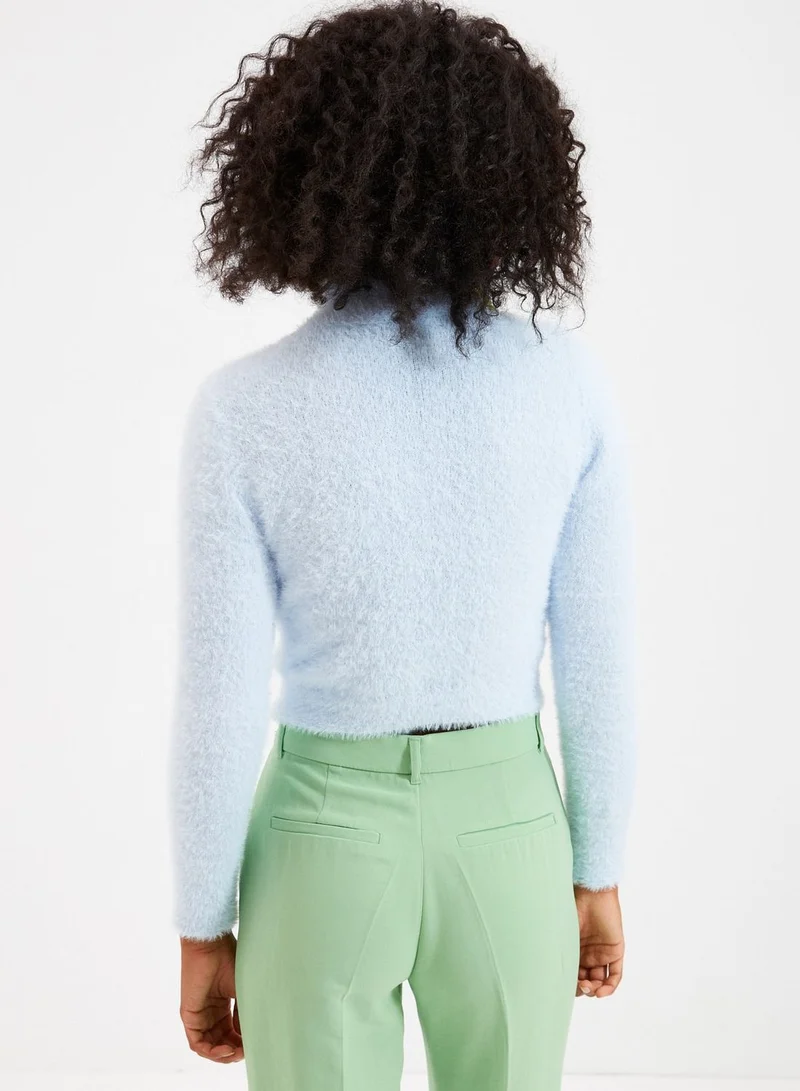 trendyol High Neck Knitted Sweater