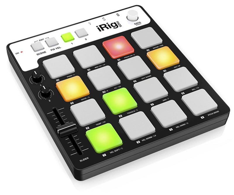 IK Multimedia iRig Pads Compact MPC-Style MIDI Pad Controller 16 Backlit Drum Pads Mobile Beat Production  Controller - Image 3