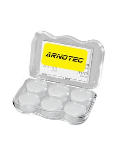 ARNOTEC Silicone Ear Plugs - Re-Washable Soft Moldable Noise Reducing Waterproof Ear Plugs for Sleeping, Swimming, Traveling and Studying, Reusable and Comfortable, 6 Pairs with Storage Box  - Image 2