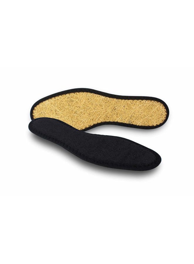 Pedag Deo Fresh Natural Terry Cloth & Sisal Insoles, Handmade in Germany, Fully Washable, Perfect for Keeping Feet Dry and Fresh in The Summer, US W6 / EU 36, Grey, 3 Pair - Image 3