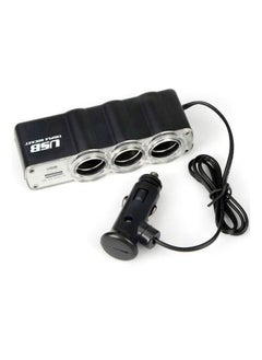 نيبمينينت محول USB بثلاثة منافذ أسود 