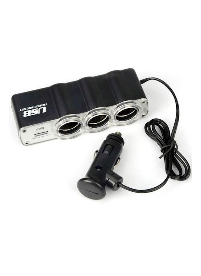 نيبمينينت - محول USB بثلاثة منافذ أسود - Image 1