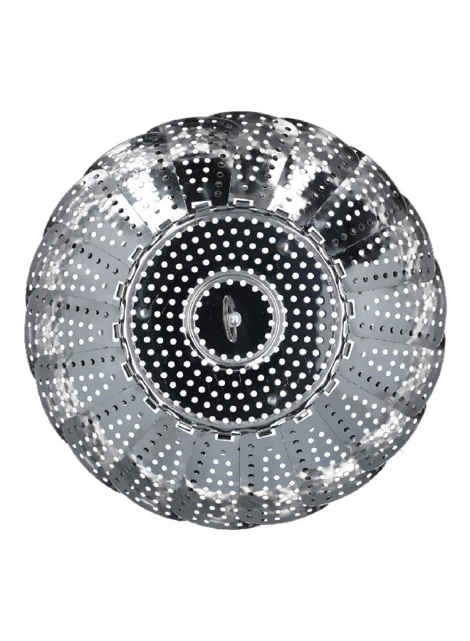 شيف كرافت 21522 سلة طهي بالبخار كلاسيكية من الستانلس ستيل فضي 9.5 بوصة - Image 2