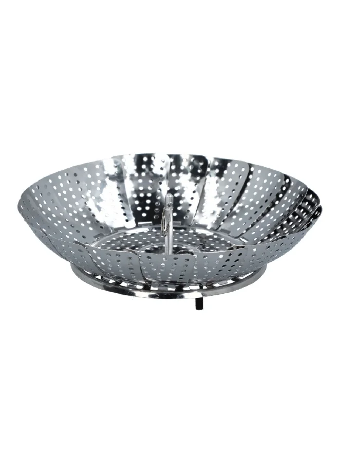 Chef Craft Classic Stainless Steel Steamer Basket Silver 9.5 Inch 21522