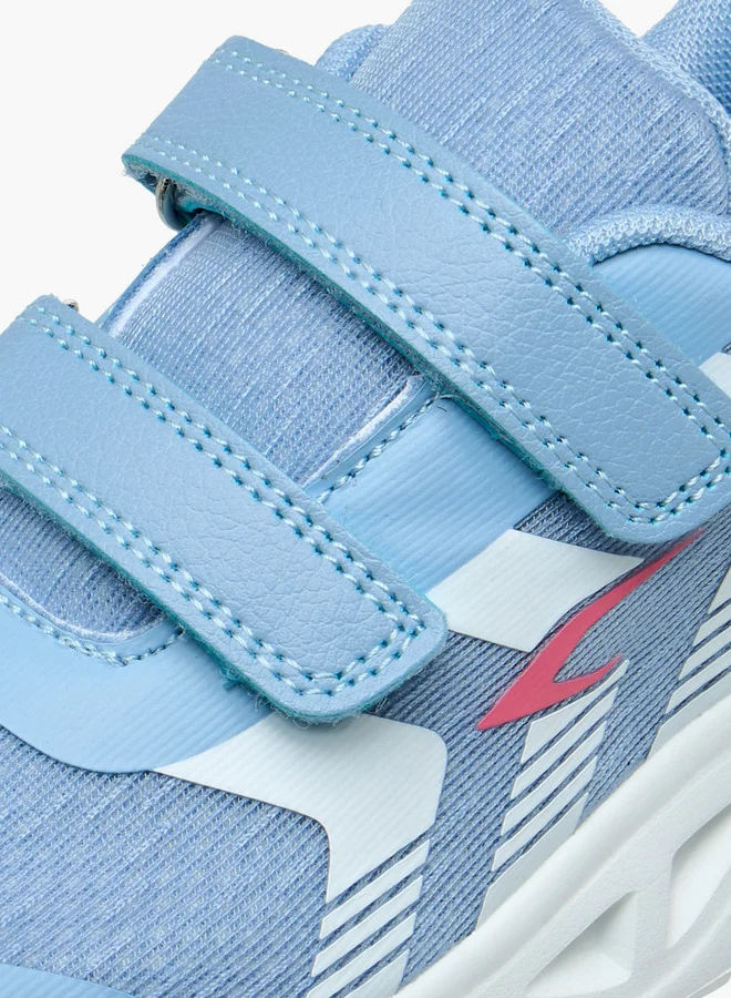 Dash Panelled Sports Shoes with Hook and Loop Closure