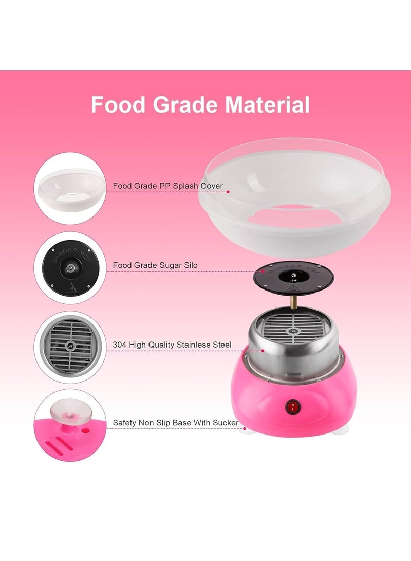 ARGT Cotton Candy Machine – 500W Candy Floss Maker for Kids & Adults, Works with Sugar-Free & Hard Candy, Easy to Use & Clean, Ideal for Birthday Parties, Includes Sticks & Scoop - Image 3