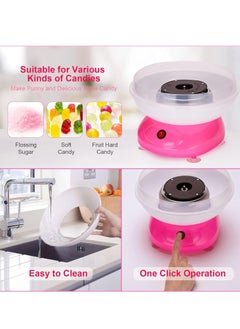 ARGT Cotton Candy Machine – 500W Candy Floss Maker for Kids & Adults, Works with Sugar-Free & Hard Candy, Easy to Use & Clean, Ideal for Birthday Parties, Includes Sticks & Scoop  - Image 4