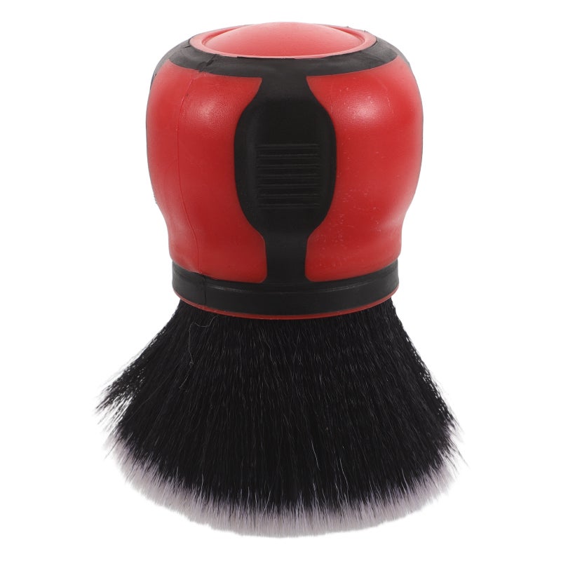 Red Auto Cleaning Brush with Soft Bristles for Automotive Interior and Exterior Detailing - Image 1