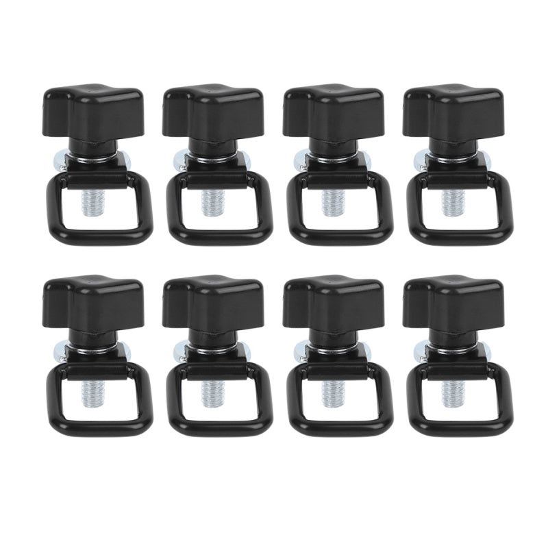 Hard Top Quick Removal Kit 32-Piece Aluminum Alloy Thumb Screw Nut D-Ring Set - Hardtop Quick Fastener for Jeep Wrangler 1995-2017 - Image 3