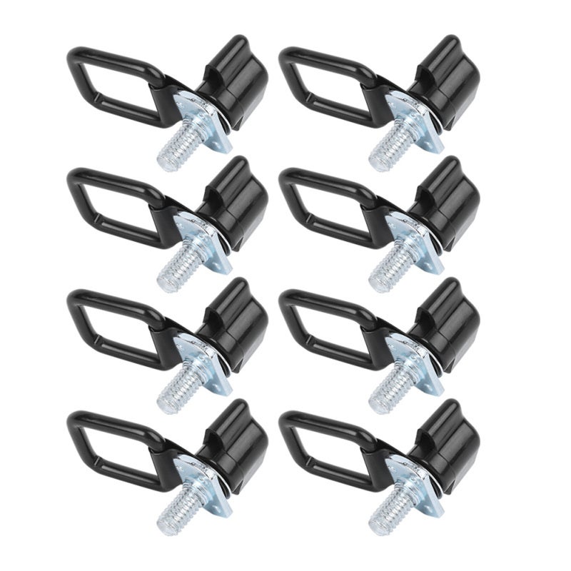 Hard Top Quick Removal Kit 32-Piece Aluminum Alloy Thumb Screw Nut D-Ring Set - Hardtop Quick Fastener for Jeep Wrangler 1995-2017 - Image 4