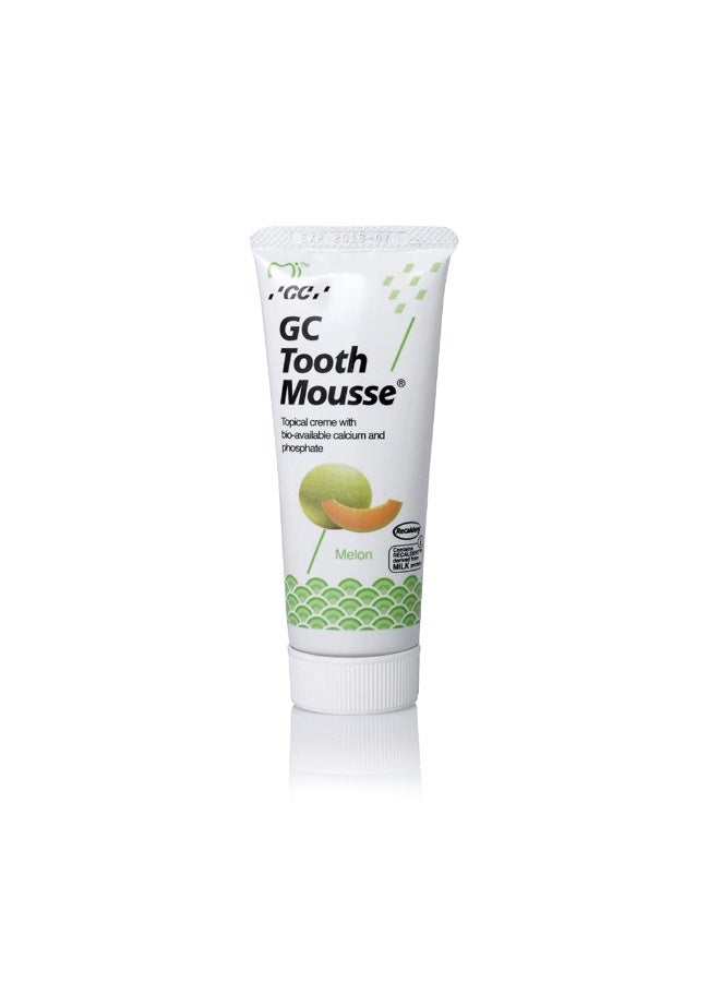 جي سي معجون أسنان مبيض من ماركة Dentalworldofficial GC، معجون مرمم للأسنان وخالي من السكر، للاستخدام الموضعي (بنكهة البطيخ)، 40 جرام. - Image 4