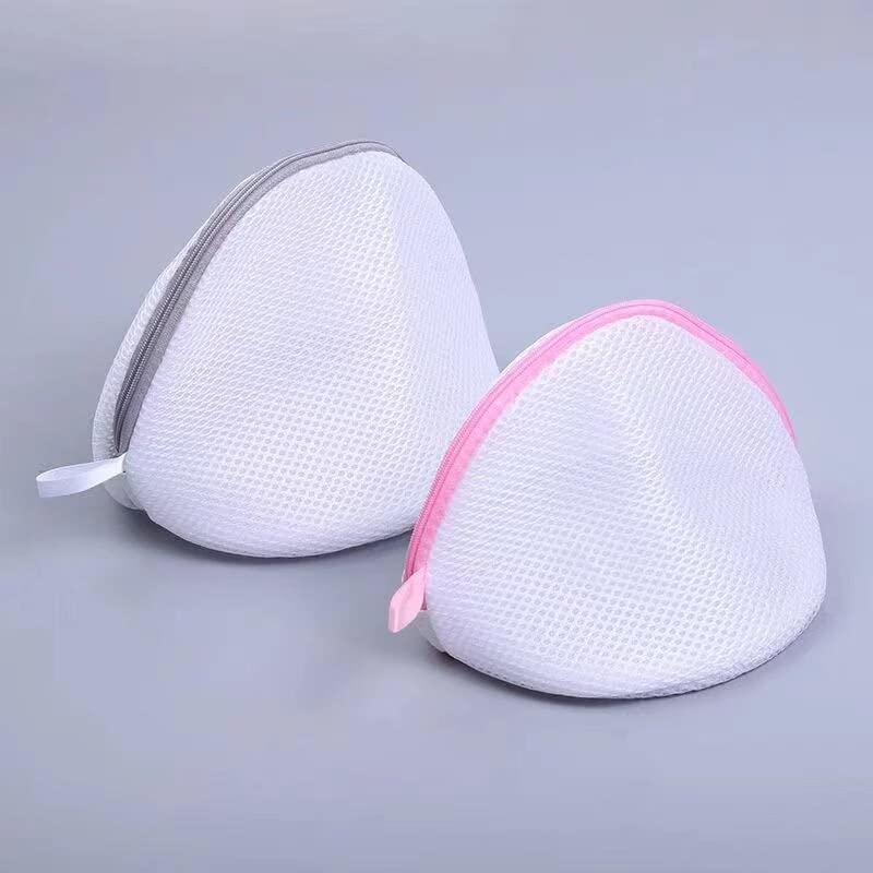 REPLEX REPLEX Laundry Bags Bra Underwear Baskets Mesh Laundry Bags Saver Mesh Net Wash Bag Pouch Basket Washing Bag for Washing Machine Dryer Lingerie Washer Baby Clothes Travel Double Layer Mesh Bra Washing  - Image 1