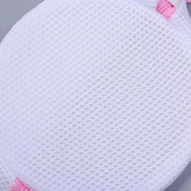 REPLEX REPLEX Laundry Bags Bra Underwear Baskets Mesh Laundry Bags Saver Mesh Net Wash Bag Pouch Basket Washing Bag for Washing Machine Dryer Lingerie Washer Baby Clothes Travel Double Layer Mesh Bra Washing  - Image 3