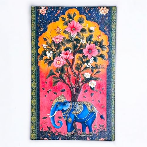 Maefele 3D Embossed Traditional IndianWall Painting and Wall Art((Majestic Elephant) | Home decoration | 11x17 inches | with frame (without border) - Image 1
