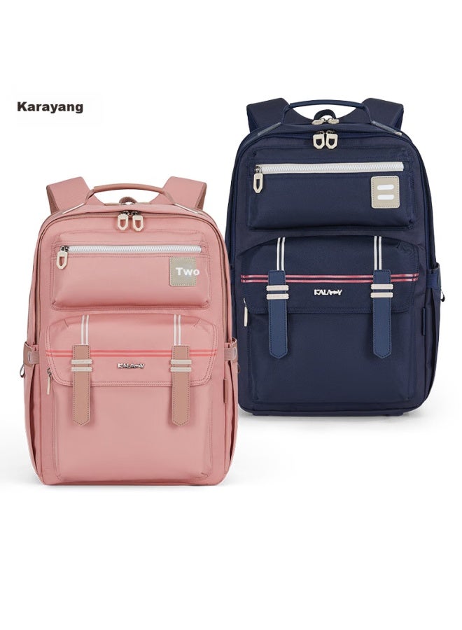 KaLay Kala·y Cloud Backpack For Middle And High School Students, Lightweight Anti-drop Spine Protection Large Capacity Backpack For Boys And Girls - Image 4