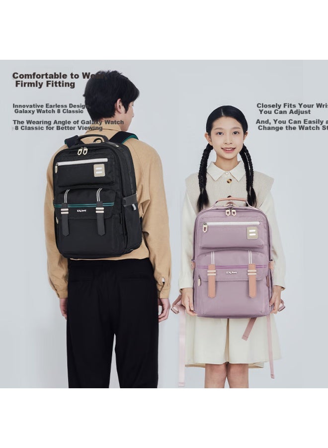 KaLay Kala·y Cloud Backpack For Middle And High School Students, Lightweight Anti-drop Spine Protection Large Capacity Backpack For Boys And Girls - Image 1