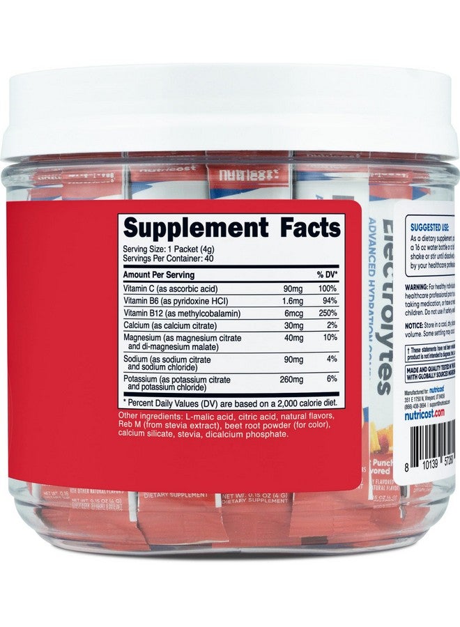 مجموعة إلكتروليتات نيوتريكوست بنكهة الفاكهة، 40 عبوة - مجموعة ترطيب متقدمة - Image 4