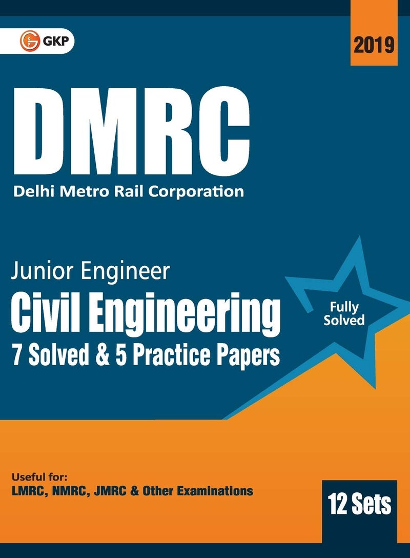 DMRC 2019: Junior Engineer Civil Engineering Previous Years' Solved Papers (12 Sets)  - Image 1