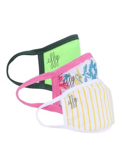 EFFY Pack Of 03 Face Masks Avoflwr Pwrjail Bird 