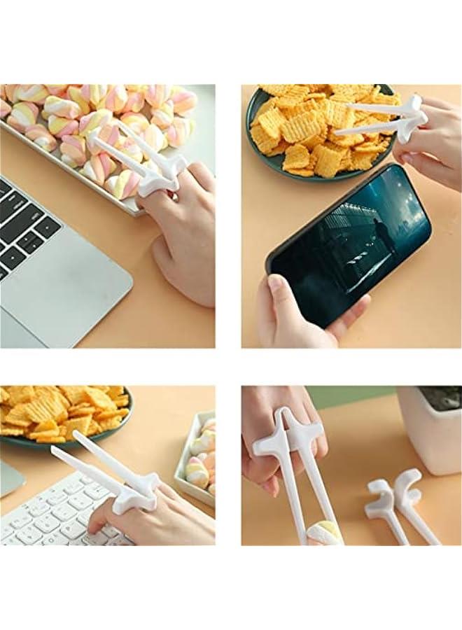 Finger Chopsticks,8 Pack Finger Chopsticks for Gamers,Snack Clips,Gaming Finger Sleeves,Game Controllers,Game Accessories,Cell Phones Accessories  - Image 5
