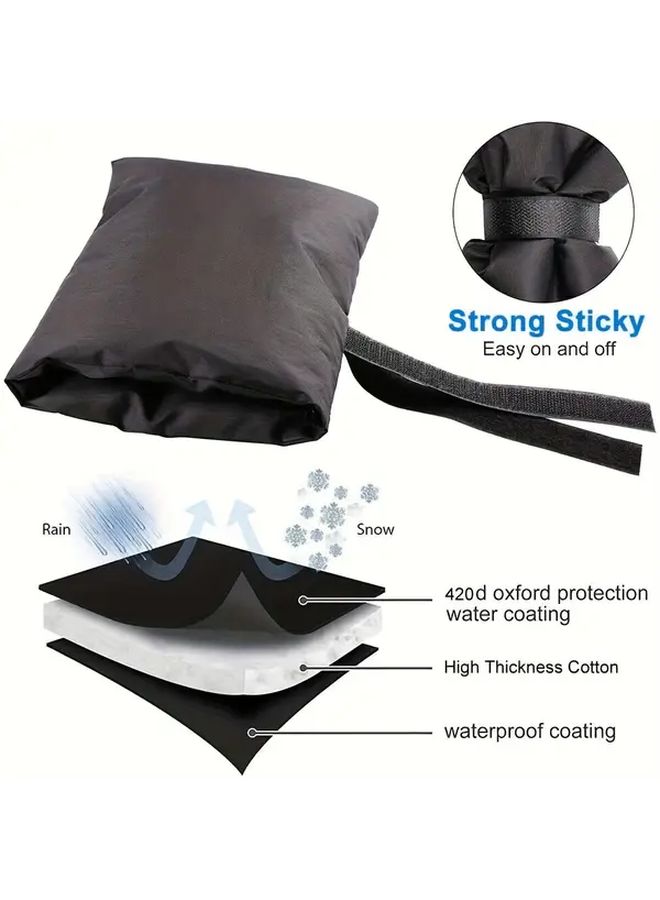 Outdoor Faucet Anti Freeze Cover 1pc Oxford Cloth Waterproof Insulation Winter Protection Sleeve - Image 2