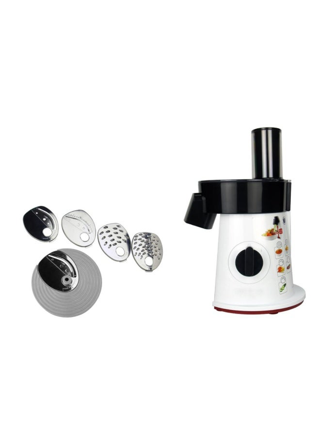 Sonifer 5-in-1 Electric Vegetable Cutter | 200W Motor with 6 Stainless Steel Discs for Slicing, Shredding & Grating | Compact Food Processor, 220–240V - Image 5