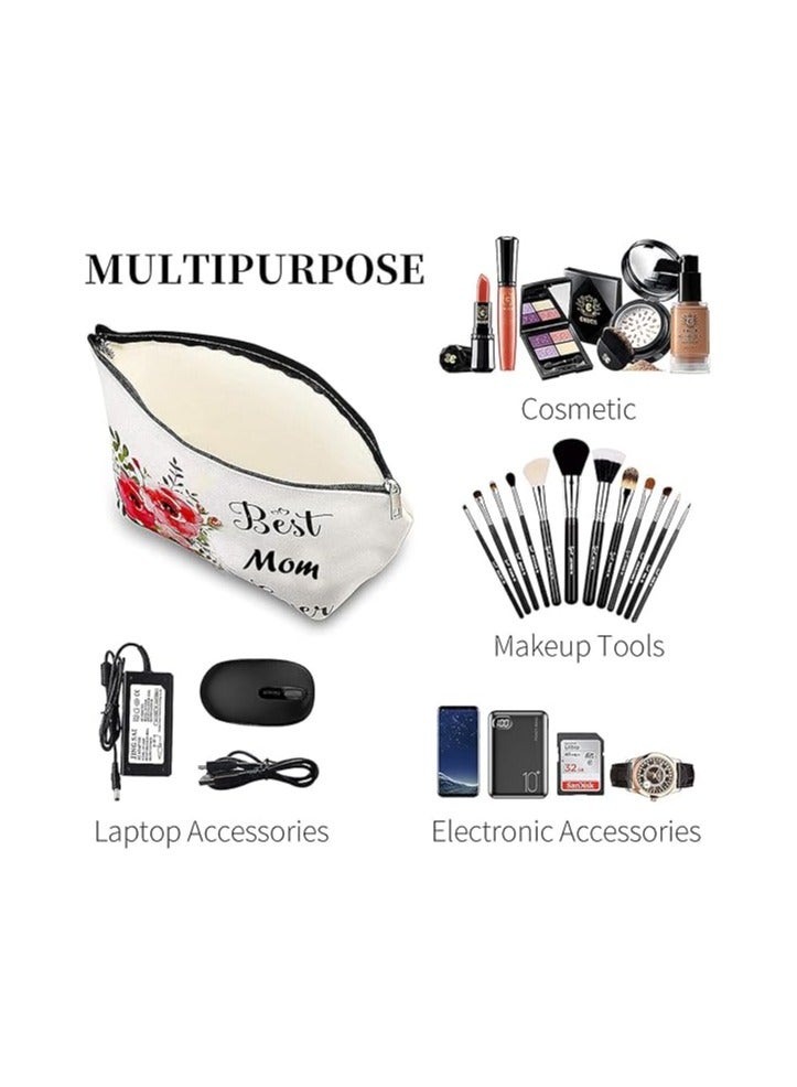 PRINTSHOP4ME Mother Cosmetic Travel Bag Makeup bags for Toiletries, Mobile Phone, Small Makeup Pouch For Women Popular As Mothers day gift or Gifts For Mother. - Image 3