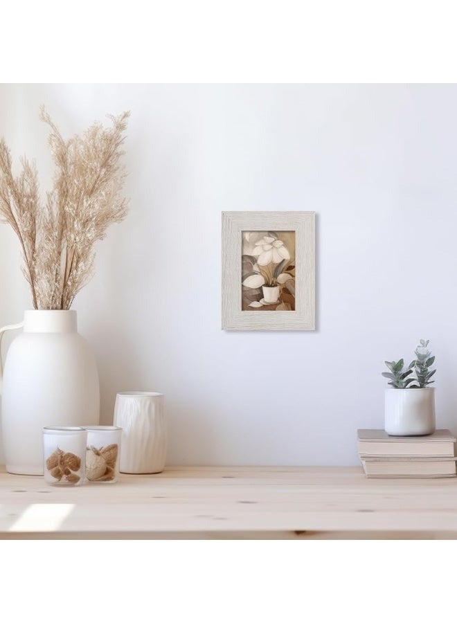 Pack of 10 classic photo frames, 9x13 cm size – can be hung on the wall or placed on a table. Elegant and durable design suitable for home and office, for displaying photos measuring 3.5x5 inches with a border or 9x13 cm without a border. - Image 4