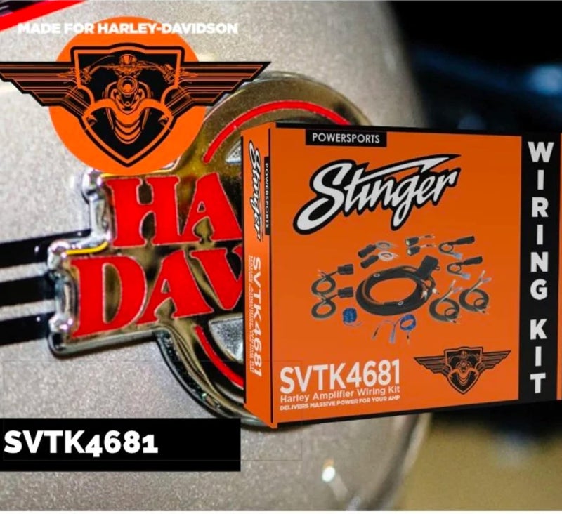 STINGER Harley-Davidson Touring Motorcycles (1998-Present) 2/4 Channel Universal Amplifier Wiring Kit, Direct Fit Wiring, Harley Davidson Road Glide & Street Glide, (SVTK4681) - Image 4