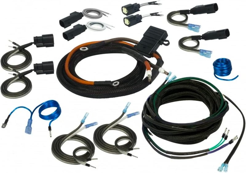 STINGER Harley-Davidson Touring Motorcycles (1998-Present) 2/4 Channel Universal Amplifier Wiring Kit, Direct Fit Wiring, Harley Davidson Road Glide & Street Glide, (SVTK4681) - Image 3
