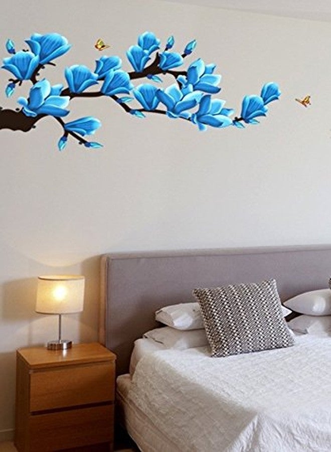 Asmi Collections PVC Wall Stickers Beautiful Artistic Flowers Branches and Butterflies 3D Look - Image 4